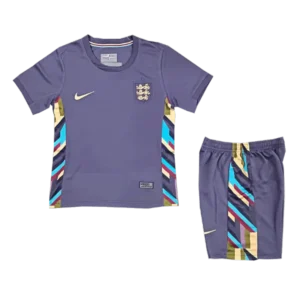 Kids England Away Soccer Socks 2024 Children Apparel