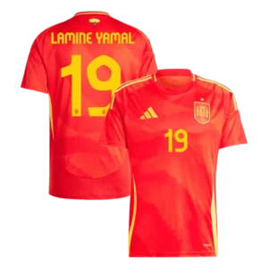 Spain Home Jersey LAMINE YAMAL #19 RODRIGO #16 MORATA #7 Euro 2024