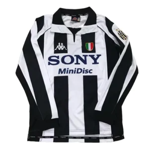 1997-98  Juventus Retro Jersey Home Long Sleeve Replica