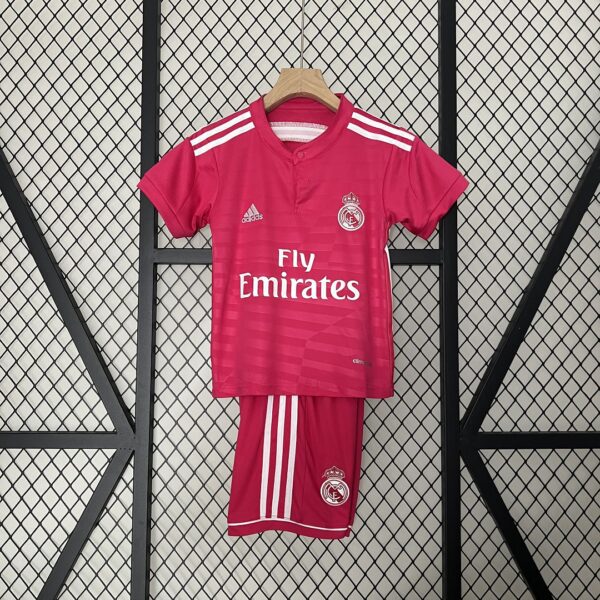 Real Madrid 14-15 Away Retro Kids Kits Vintage Children Sets Football Jersey - Image 2