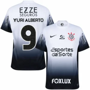 2024-2025 Corinthians Home Yuri Alberto No. 9 Jersey
