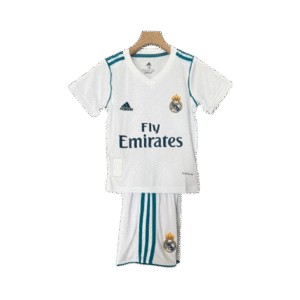 Real Madrid 17-18 Home Retro Kids Kit Soccer Jersey