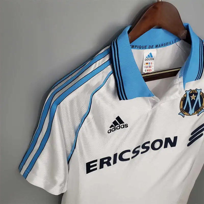 98-99 Marseille Retro Jersey Home - Image 9