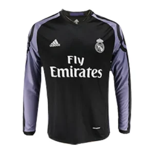 2016/17 Real Madrid Retro Long Sleeve Jersey Third Away