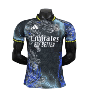 24-25 Real Madrid Dragon Black$Blue Special Edition Player Version Shirt