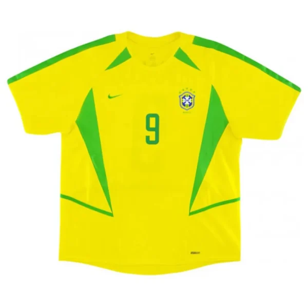 Brazil Retro Jersey Home World Cup 2002 - Image 4