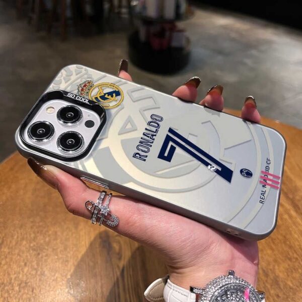 Real Madrid Cristiano Ronaldo iPhone Case No. 7 - Image 4