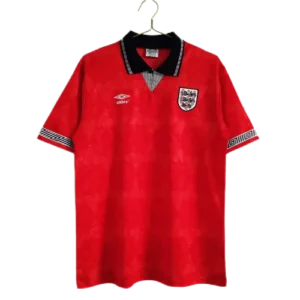1990 England Retro Jersey Away Replica World Cup