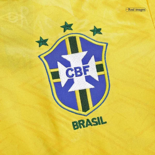 Brazil Retro Jersey Home 1991/93 - Image 4