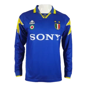 1995-96  Juventus Retro Long Sleeve Jersey Away