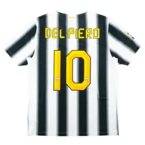 2011-12  Juventus Del Piero #10 Retro Jersey Home Replica