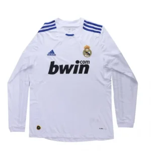 2010/11 Real Madrid Retro Long Sleeve Jersey Home