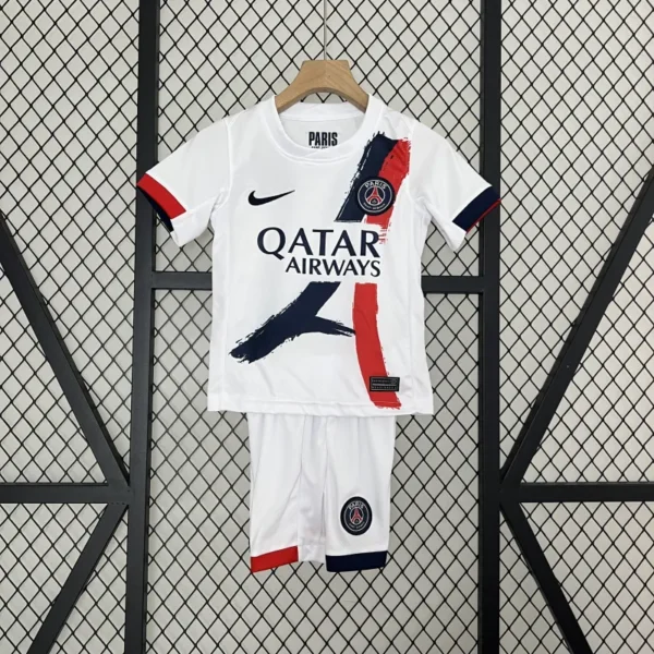 24-25-26 PSG Saint-Germain Away Soccer Kids Kit Jersey+Shorts - Image 3