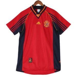 Spain Retro Jersey Home World Cup 1998
