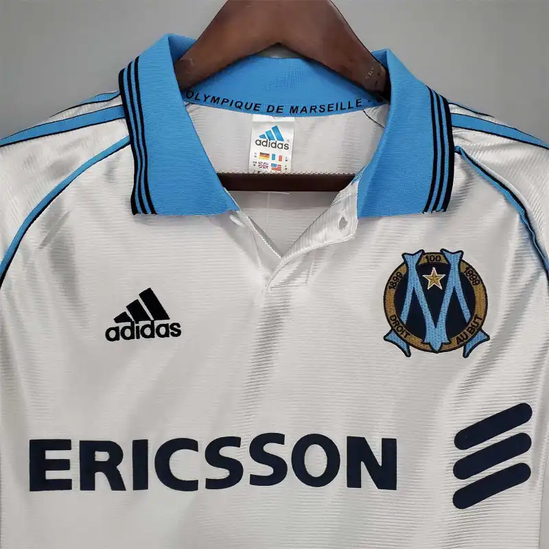 98-99 Marseille Retro Jersey Home - Image 3