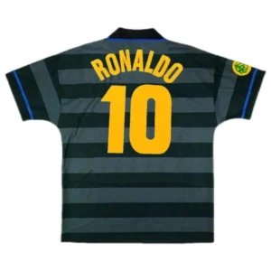 97-98 Inter Milan Ronaldo #10 Retro Jersey Europa League Away