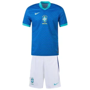 Kids Brazil Away Kit Copa America 2024 Youth Apparels
