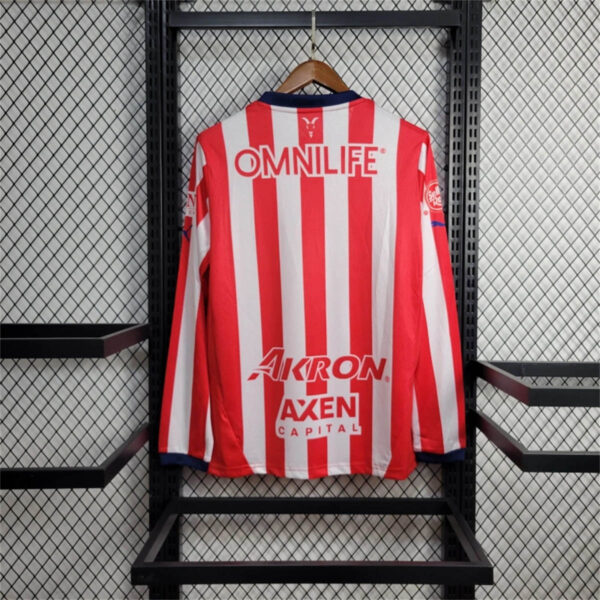 Puma Men's Chivas Home Long Sleeve Football Jersey 24-25 - Image 3