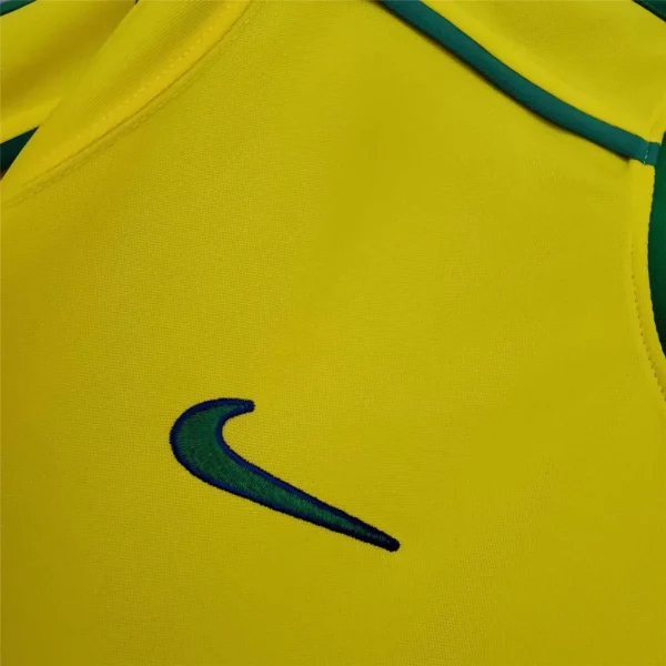Brazil Retro Jersey Home World Cup 1998 - Image 7