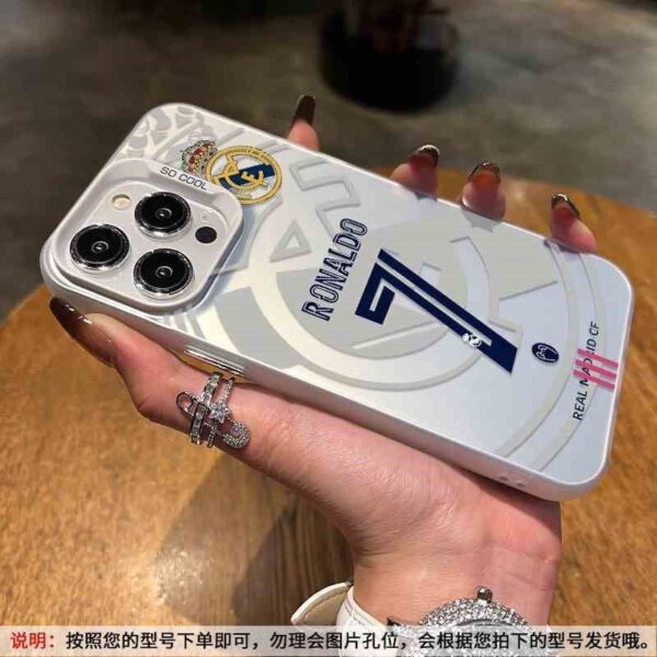 Real Madrid Cristiano Ronaldo iPhone Case No. 7 - Image 5