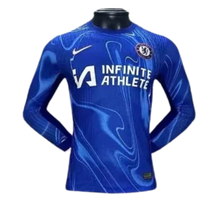 2024-25 Chelsea Club Home Player Version Long Sleeve Football Shirt