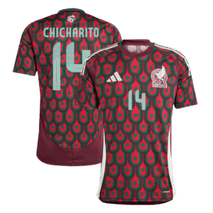 Mexico Adidas CHICHARITO #14 Copa Am¨¦rica Soccer Jersey Home Custom Shirt 2024