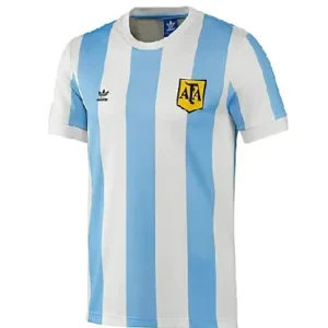 Argentina Retro Jersey Home World Cup 1990