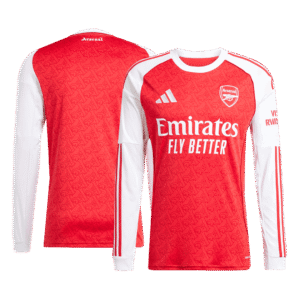 Arsenal Long Sleeve Jersey Home Football Shirt 2025-26