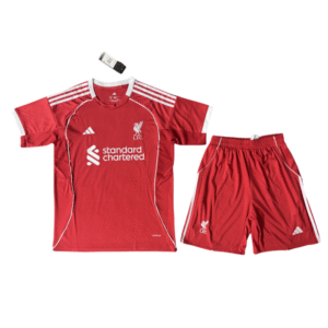 2025-26 Liverpool home Kids football jersey