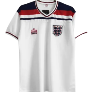 1982 England Retro Soccer Jersey Home Replica