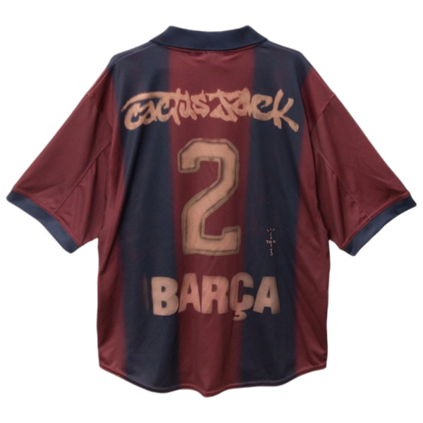 Barcelona X Travis Scott Home Shirt fan version Soccer Jersey 25-26 Non-Customize £¨Custom numbers are not supported£© - Image 2