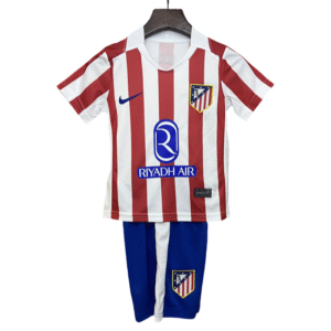 kids Atletico Madrid Home Soccer Kits 25-26