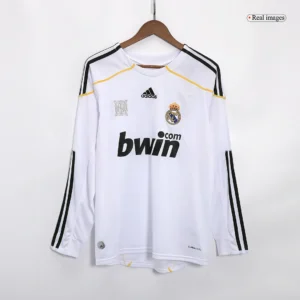 2009/10 Real Madrid Retro Home Long Sleeve Jersey