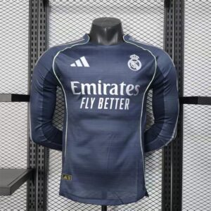 Real Madrid 2526 Long Sleeve Away Jersey - Player