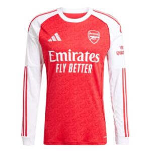 Arsenal 2025/26 Home Long Sleeve Football Shirt
