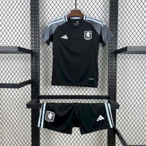 Aston Villa 2025/26 Kids' Away Kit